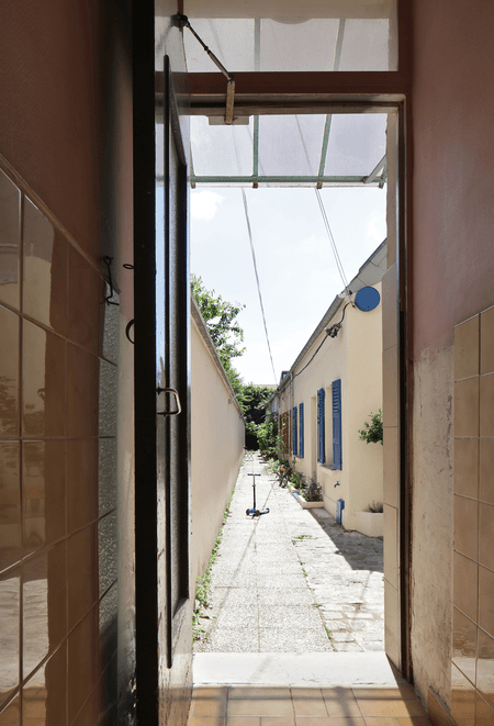 Elevation of a Family House in Bagnolet
